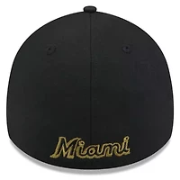 MLB Miami Marlins 2024 Armed Forces Day 39THIRTY Flex Hat