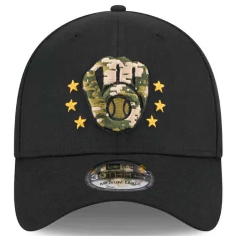 MLB Milwaukee Brewers 2024 Armed Forces Day 39THIRTY Flex Hat