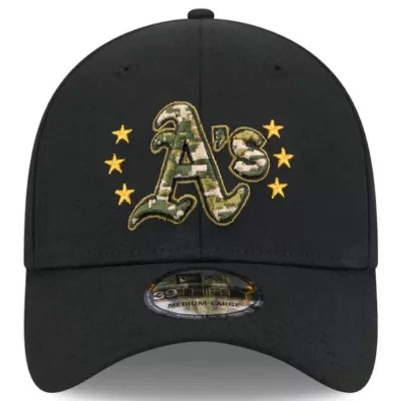 Cooperstown Teams Oakland Athletics 2024 Armed Forces Day 39THIRTY Flex Hat