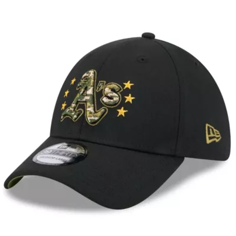 Cooperstown Teams Oakland Athletics 2024 Armed Forces Day 39THIRTY Flex Hat