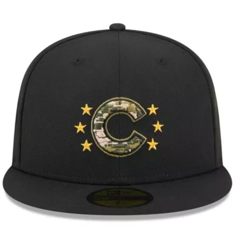 MLB Chicago Cubs 2024 Armed Forces Day On-Field 59FIFTY Fitted Hat