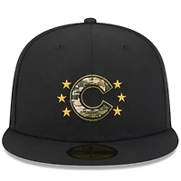 MLB Chicago Cubs 2024 Armed Forces Day On-Field 59FIFTY Fitted Hat