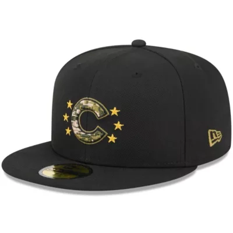 MLB Chicago Cubs 2024 Armed Forces Day On-Field 59FIFTY Fitted Hat
