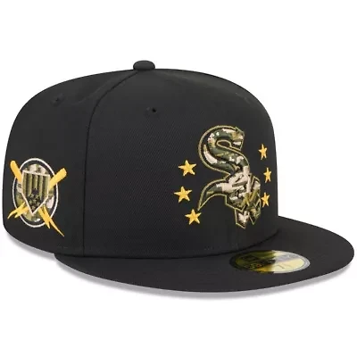 Chicago White Sox MLB 2024 Armed Forces Day On-Field 59FIFTY Fitted Hat