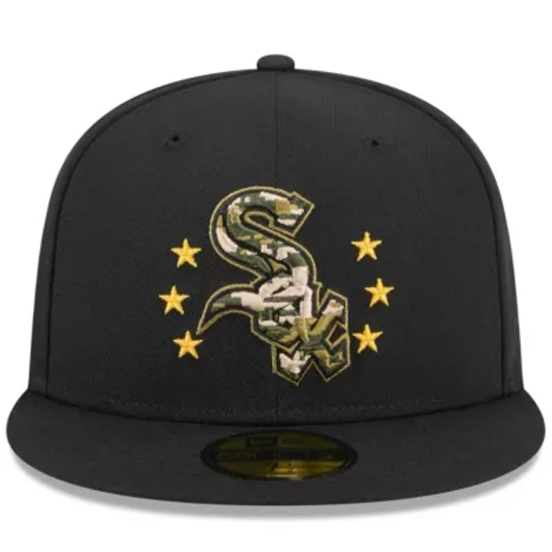 Chicago White Sox MLB 2024 Armed Forces Day On-Field 59FIFTY Fitted Hat