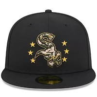Chicago White Sox MLB 2024 Armed Forces Day On-Field 59FIFTY Fitted Hat