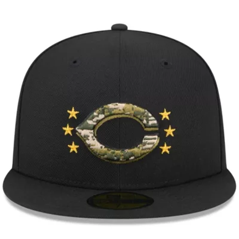 MLB Cincinnati Reds 2024 Armed Forces Day On-Field 59FIFTY Fitted Hat