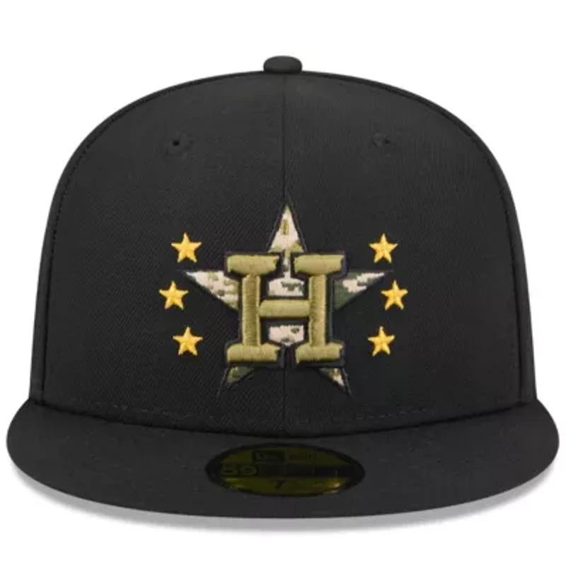 MLB Houston Astros 2024 Armed Forces Day On-Field 59FIFTY Fitted Hat