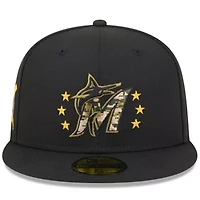 MLB Miami Marlins 2024 Armed Forces Day On-Field 59FIFTY Fitted Hat