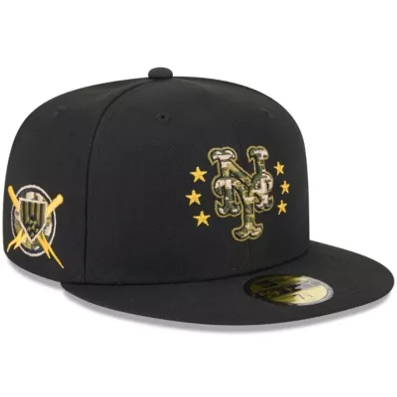 MLB New York Mets 2024 Armed Forces Day On-Field 59FIFTY Fitted Hat