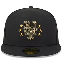 MLB New York Mets 2024 Armed Forces Day On-Field 59FIFTY Fitted Hat