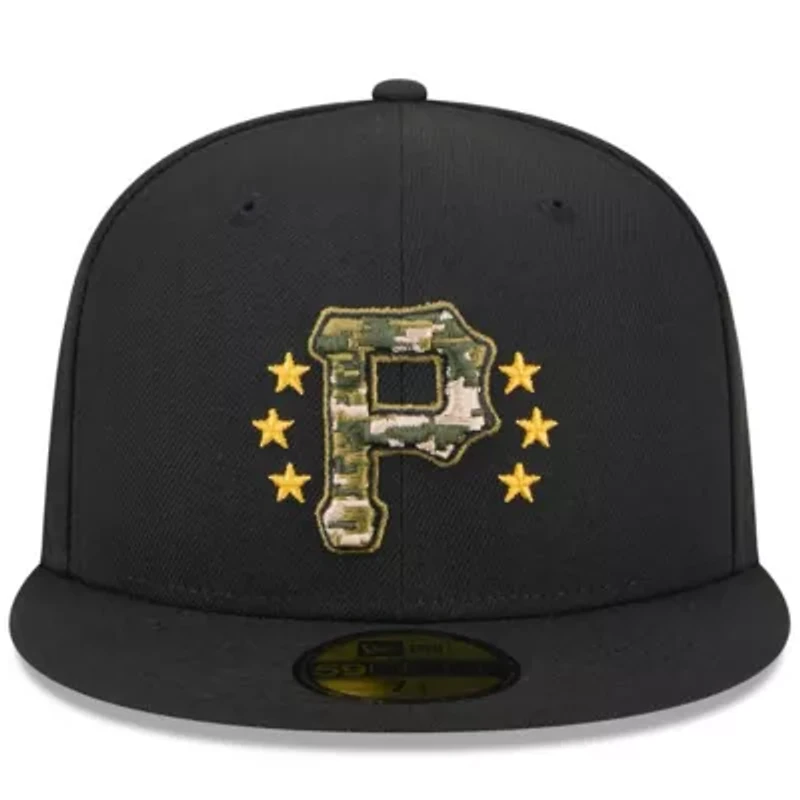MLB Pittsburgh Pirates 2024 Armed Forces Day On-Field 59FIFTY Fitted Hat
