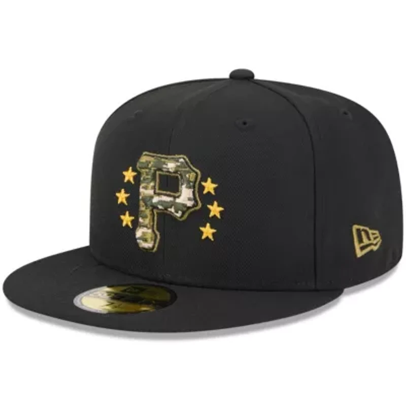 MLB Pittsburgh Pirates 2024 Armed Forces Day On-Field 59FIFTY Fitted Hat