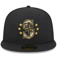 MLB Seattle Mariners 2024 Armed Forces Day On-Field 59FIFTY Fitted Hat