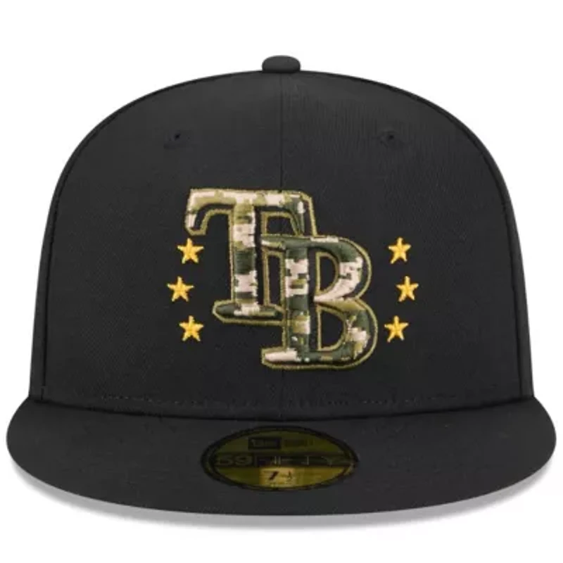 MLB Tampa Bay Rays 2024 Armed Forces Day On-Field 59FIFTY Fitted Hat