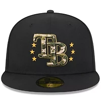 MLB Tampa Bay Rays 2024 Armed Forces Day On-Field 59FIFTY Fitted Hat