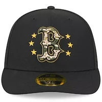 Boston Red Sox MLB 2024 Armed Forces Day Low 59FIFTY Fitted Hat