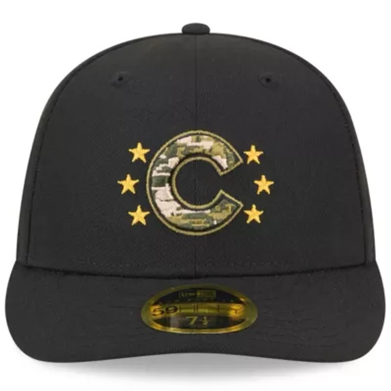 MLB Chicago Cubs 2024 Armed Forces Day Low 59FIFTY Fitted Hat