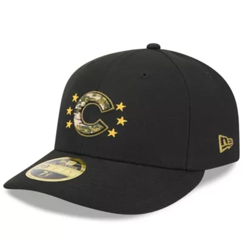 MLB Chicago Cubs 2024 Armed Forces Day Low 59FIFTY Fitted Hat