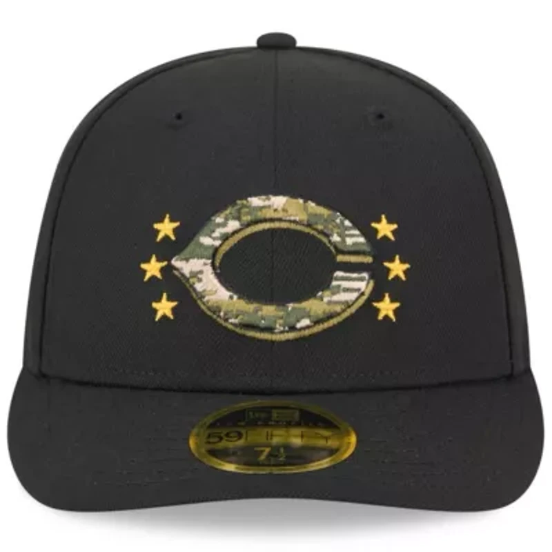 MLB Cincinnati Reds 2024 Armed Forces Day Low 59FIFTY Fitted Hat