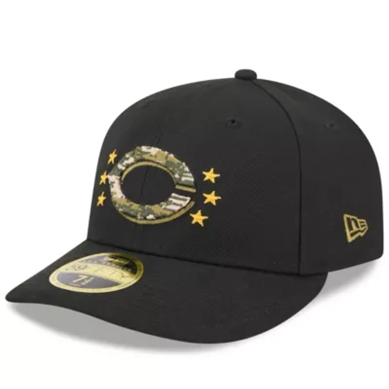 MLB Cincinnati Reds 2024 Armed Forces Day Low 59FIFTY Fitted Hat