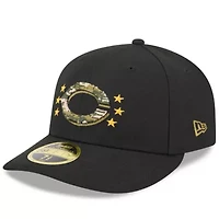 MLB Cincinnati Reds 2024 Armed Forces Day Low 59FIFTY Fitted Hat