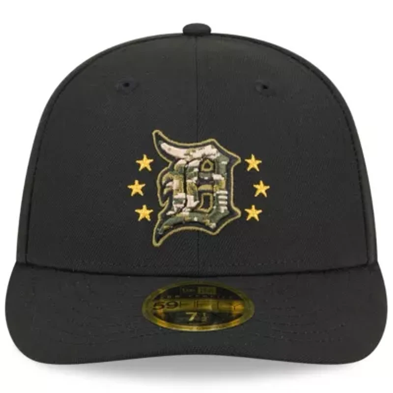 MLB Detroit Tigers 2024 Armed Forces Day Low 59FIFTY Fitted Hat