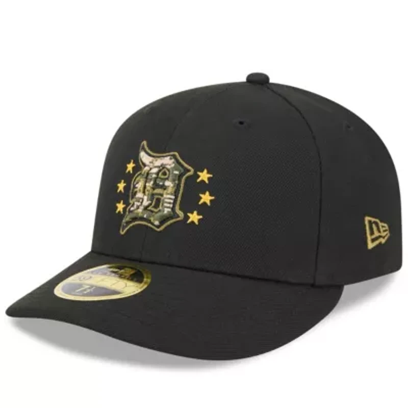 MLB Detroit Tigers 2024 Armed Forces Day Low 59FIFTY Fitted Hat