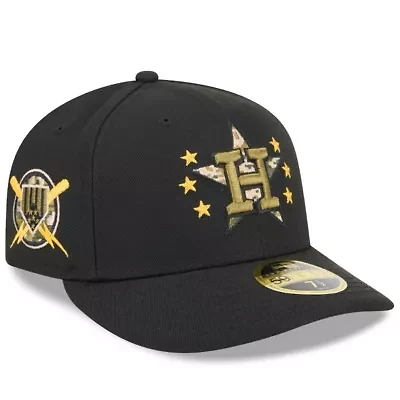 MLB Houston Astros 2024 Armed Forces Day Low 59FIFTY Fitted Hat