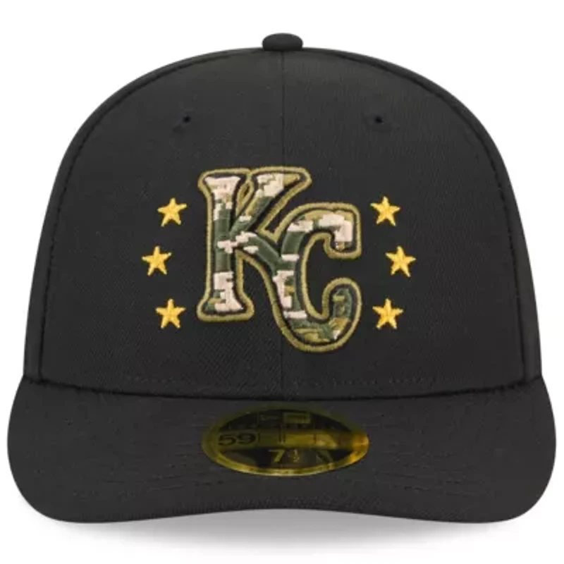 MLB Kansas City Royals 2024 Armed Forces Day Low 59FIFTY Fitted Hat