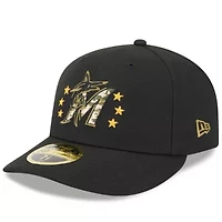 MLB Miami Marlins 2024 Armed Forces Day Low 59FIFTY Fitted Hat