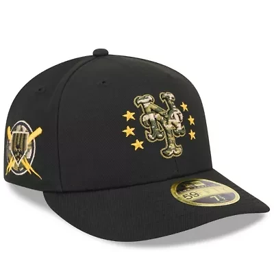 MLB New York Mets 2024 Armed Forces Day Low 59FIFTY Fitted Hat