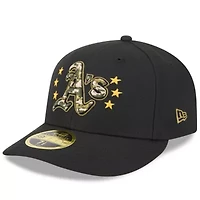 Oakland Athletics MLB 2024 Armed Forces Day Low 59FIFTY Fitted Hat