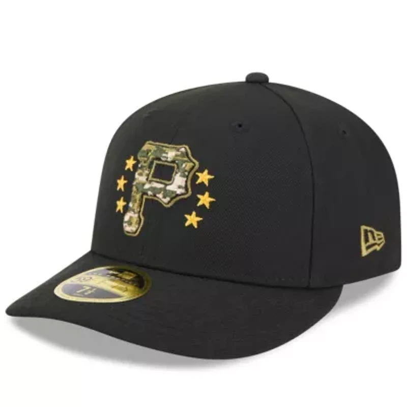 MLB Pittsburgh Pirates 2024 Armed Forces Day Low 59FIFTY Fitted Hat