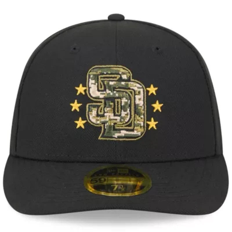 MLB San Diego Padres 2024 Armed Forces Day Low 59FIFTY Fitted Hat