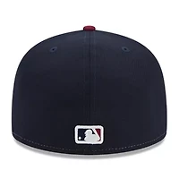 MLB White/Red Cleveland Guardians 2024 City Connect 59FIFTY Fitted Hat