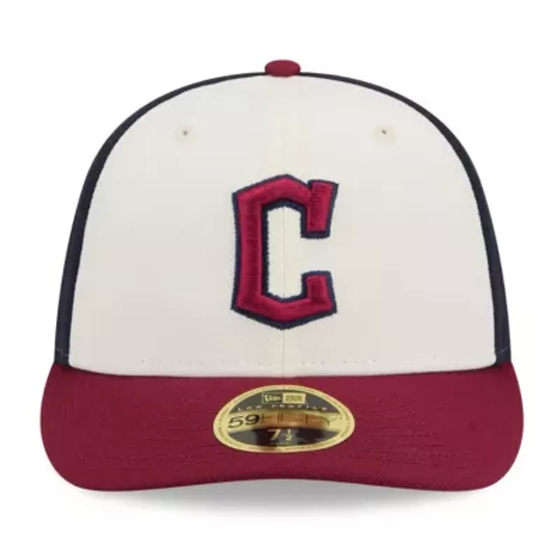 MLB White/Red Cleveland Guardians 2024 City Connect Low 59FIFTY Fitted Hat