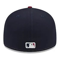 MLB White/Red Cleveland Guardians 2024 City Connect Low 59FIFTY Fitted Hat