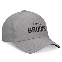 NHL Fanatics Heather Elements A-Frame Leather Strapback Hat