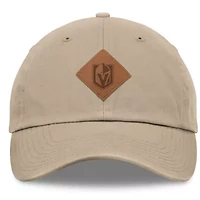 NHL Fanatics Vegas Golden Knights Elements Unstructured Patch Leather Strapback Hat