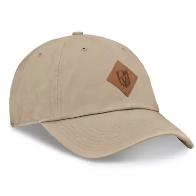 NHL Fanatics Vegas Golden Knights Elements Unstructured Patch Leather Strapback Hat