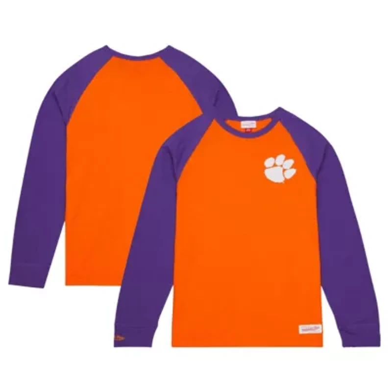 NCAA Clemson Tigers Legendary Slub Raglan Long Sleeve T-Shirt