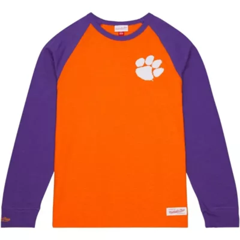 NCAA Clemson Tigers Legendary Slub Raglan Long Sleeve T-Shirt