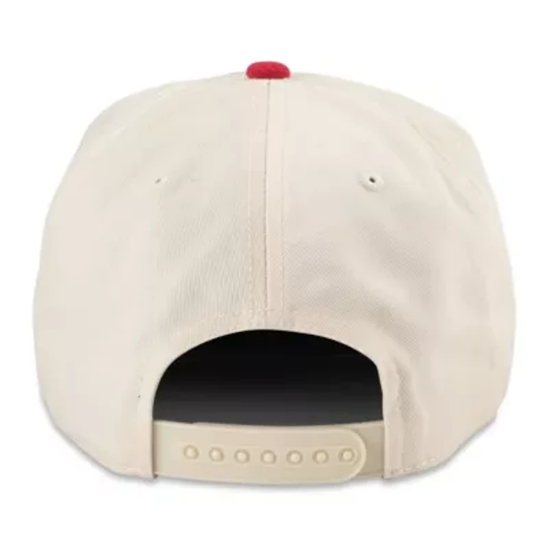 NHL Cream/Red Detroit Wings Burnett Adjustable Hat