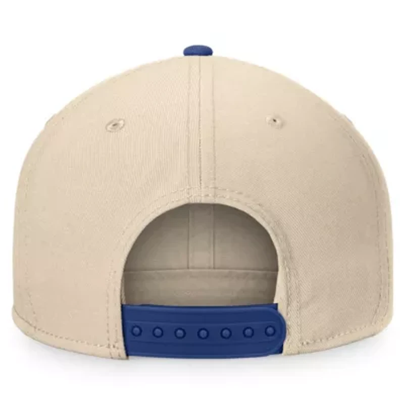 NHL Fanatics Cream/Blue Tampa Bay Lightning Goalaso Snapback Hat