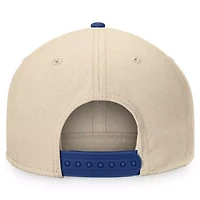 NHL Fanatics Cream/Blue Tampa Bay Lightning Goalaso Snapback Hat