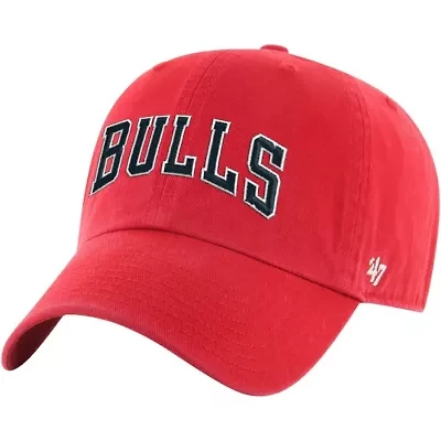 NBA Chicago Bulls Core Wordmark Clean Up Adjustable Hat