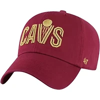 NBA Cleveland Cavaliers Core Wordmark Clean Up Adjustable Hat