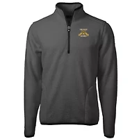 NC A&T Aggies NCAA North Carolina Cascade Eco Sherpa Fleece Quarter-Zip Pullover Jacket
