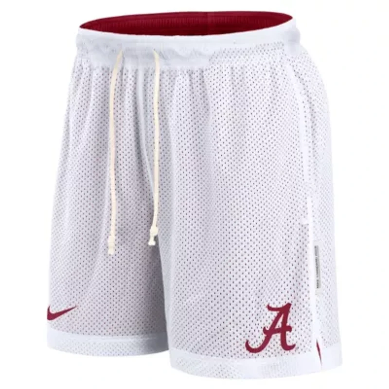 Alabama Crimson Tide NCAA Nike White/Crimson Primetime Reversible Performance Shorts
